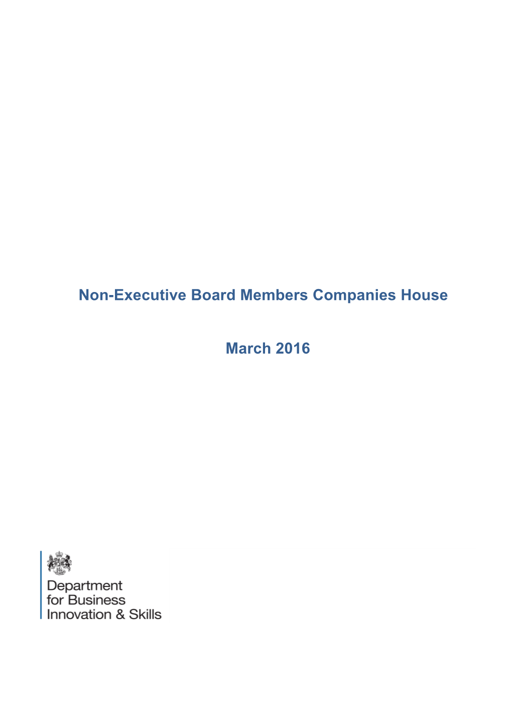 Non-Executive Board Members Companies House