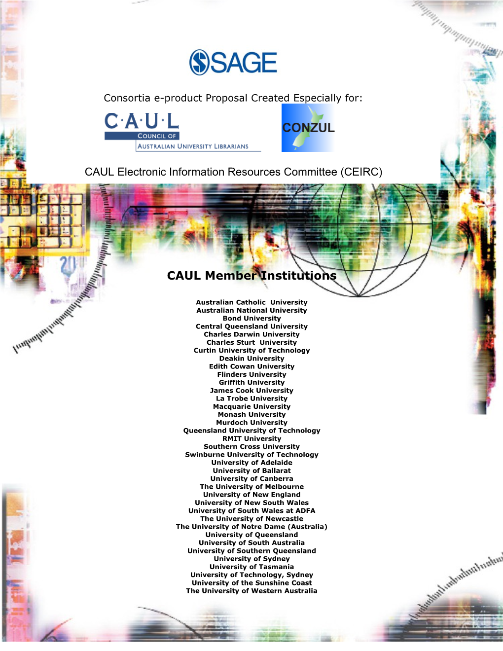 CAUL Member Institutions