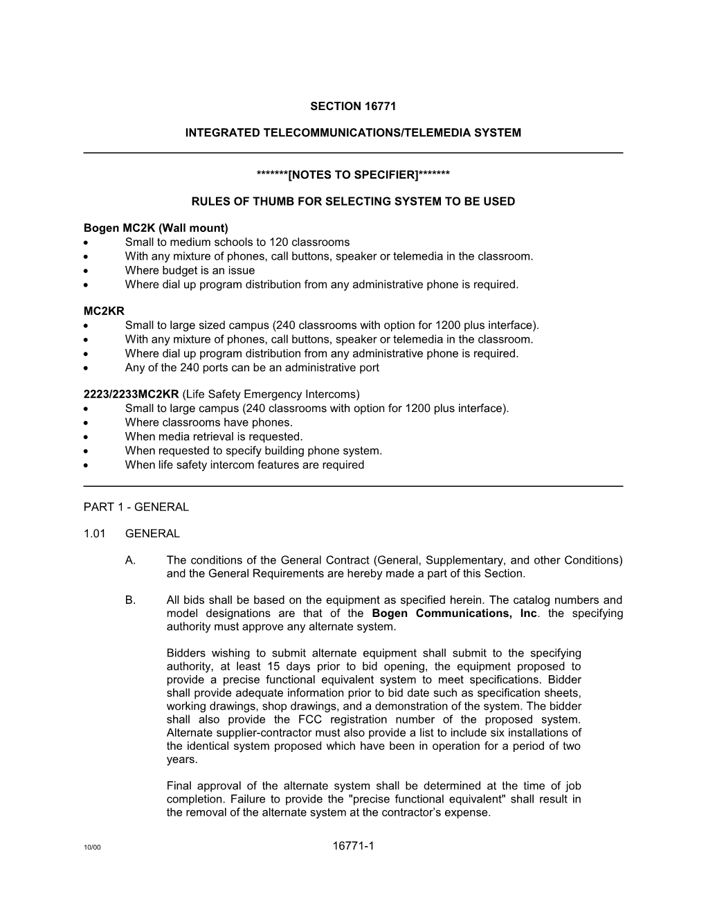 Integrated Telecommunications/Telemedia System