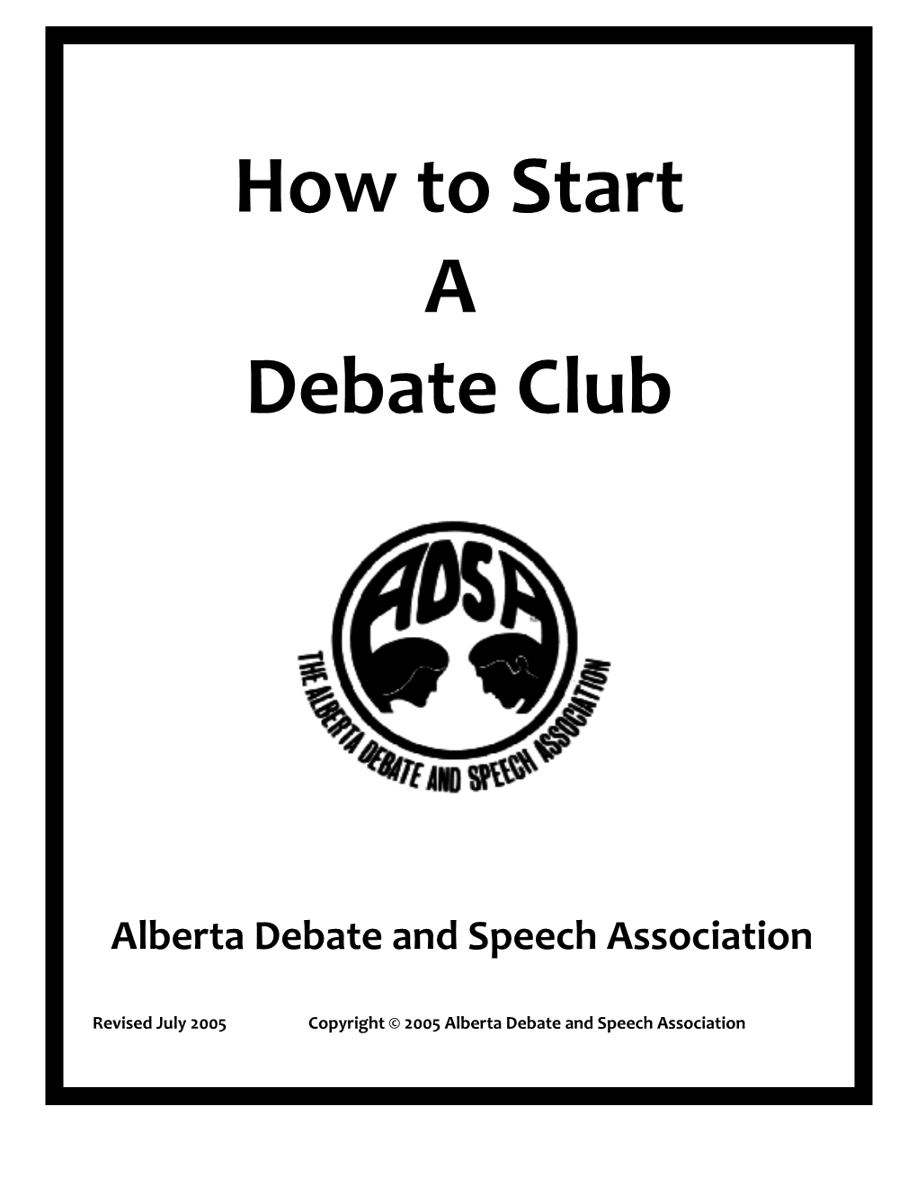 * ADSA Alberta Debate & Speech Association