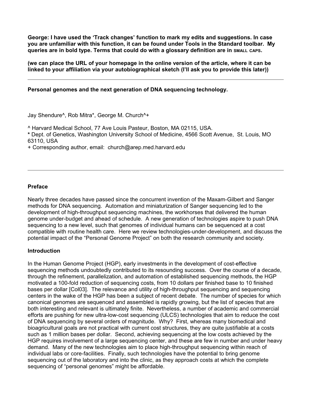 The 3Rd Generation of Sequencing Technologies