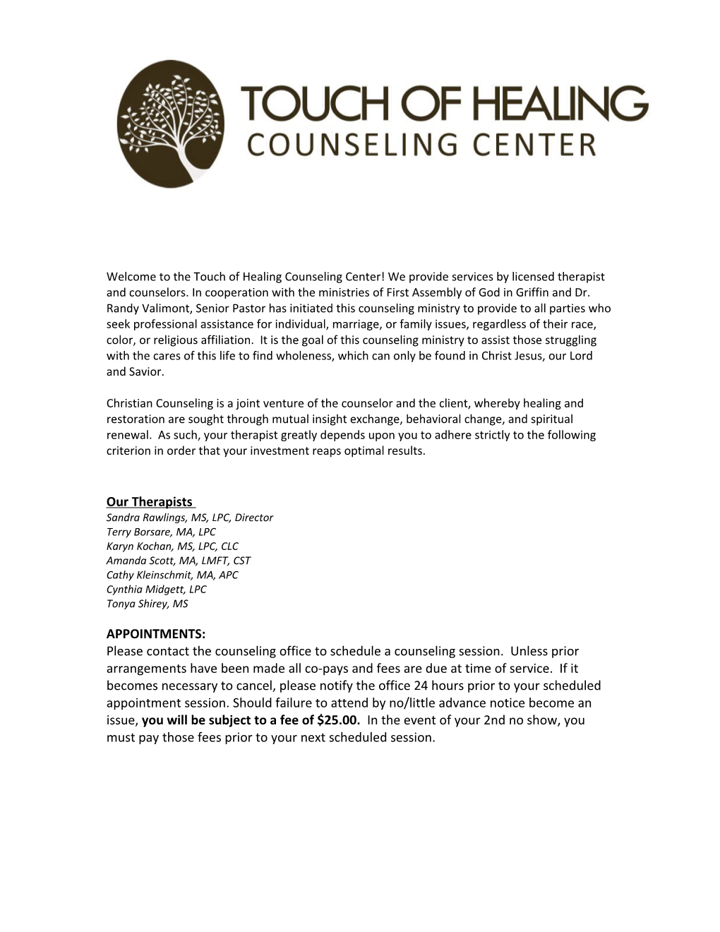 Fresh Touch of Healing Counseling Center
