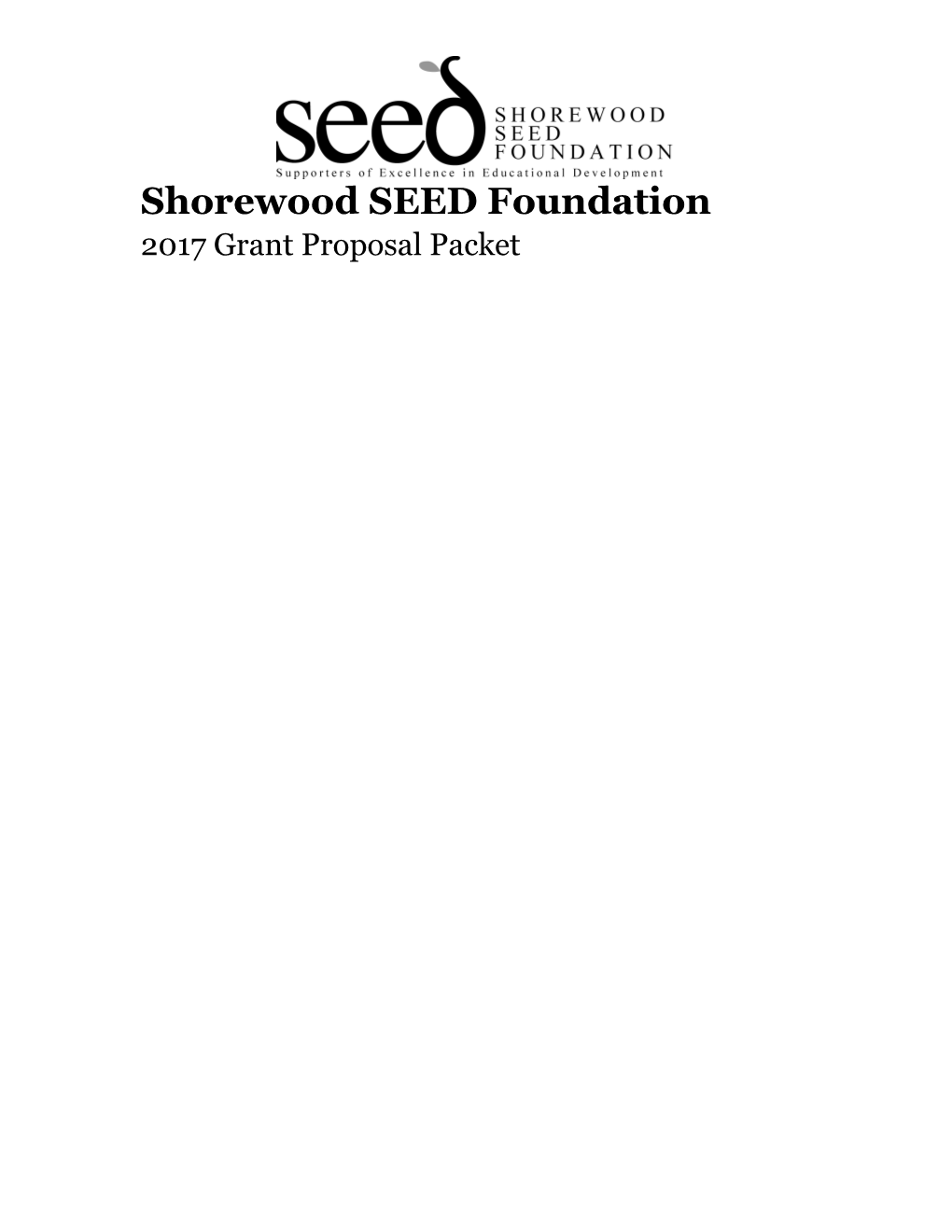 Shorewood SEED Foundation