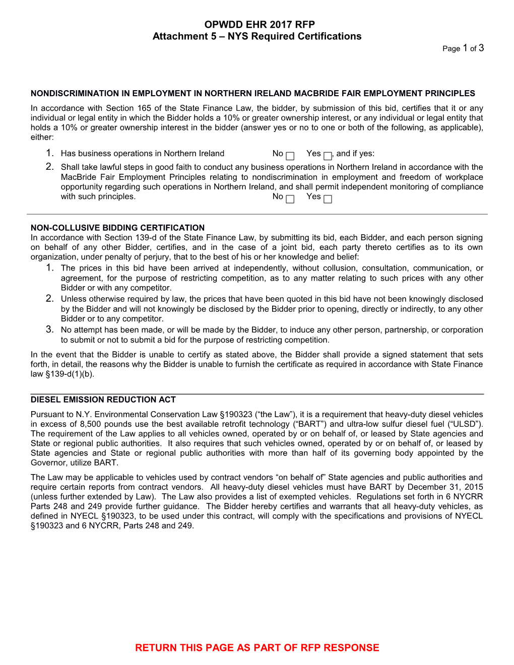 Attachment 05 - NYS Required Certifications