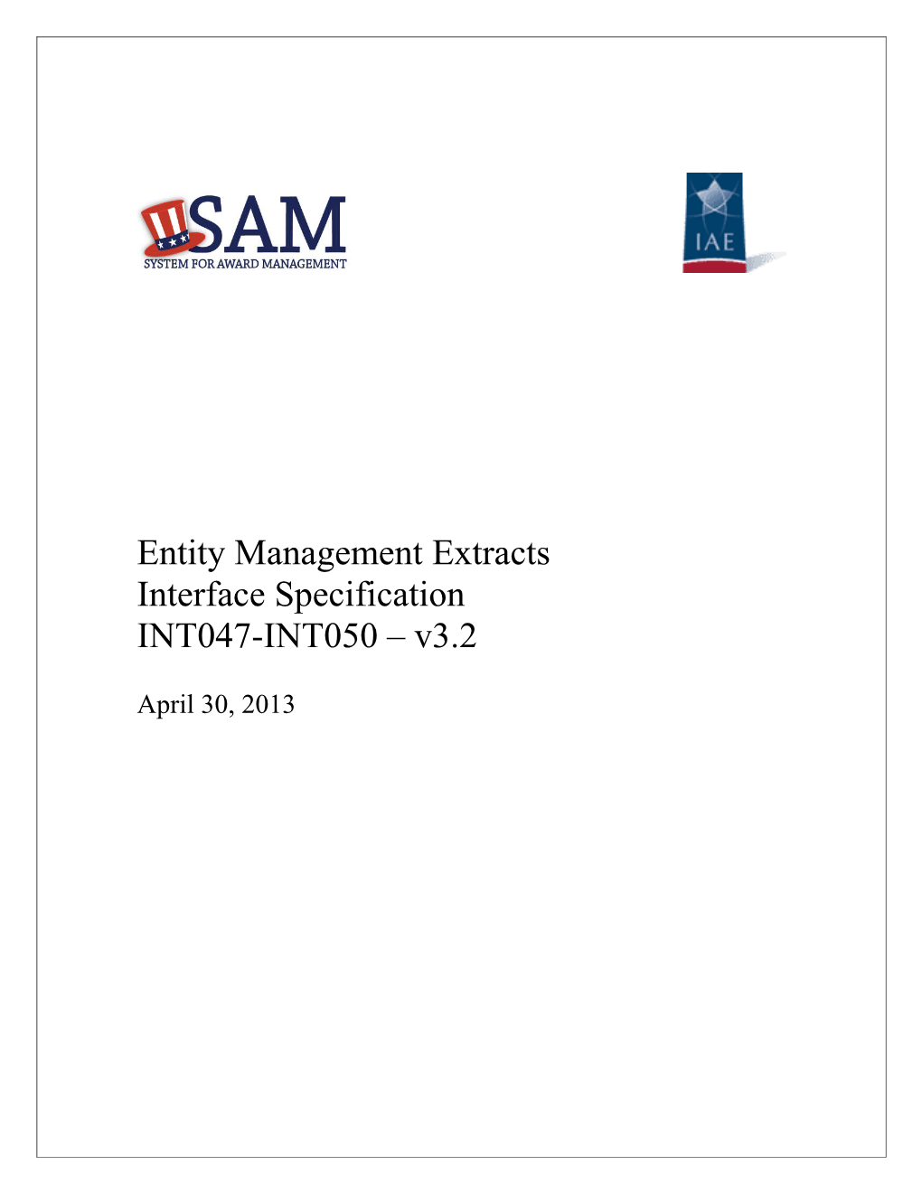 Entity Management Extracts