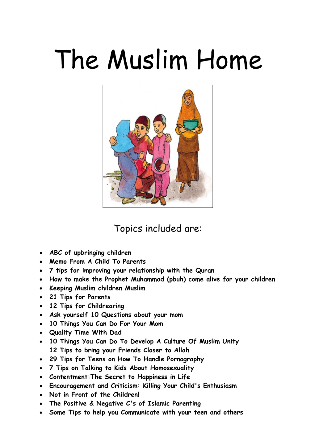 The Muslim Home