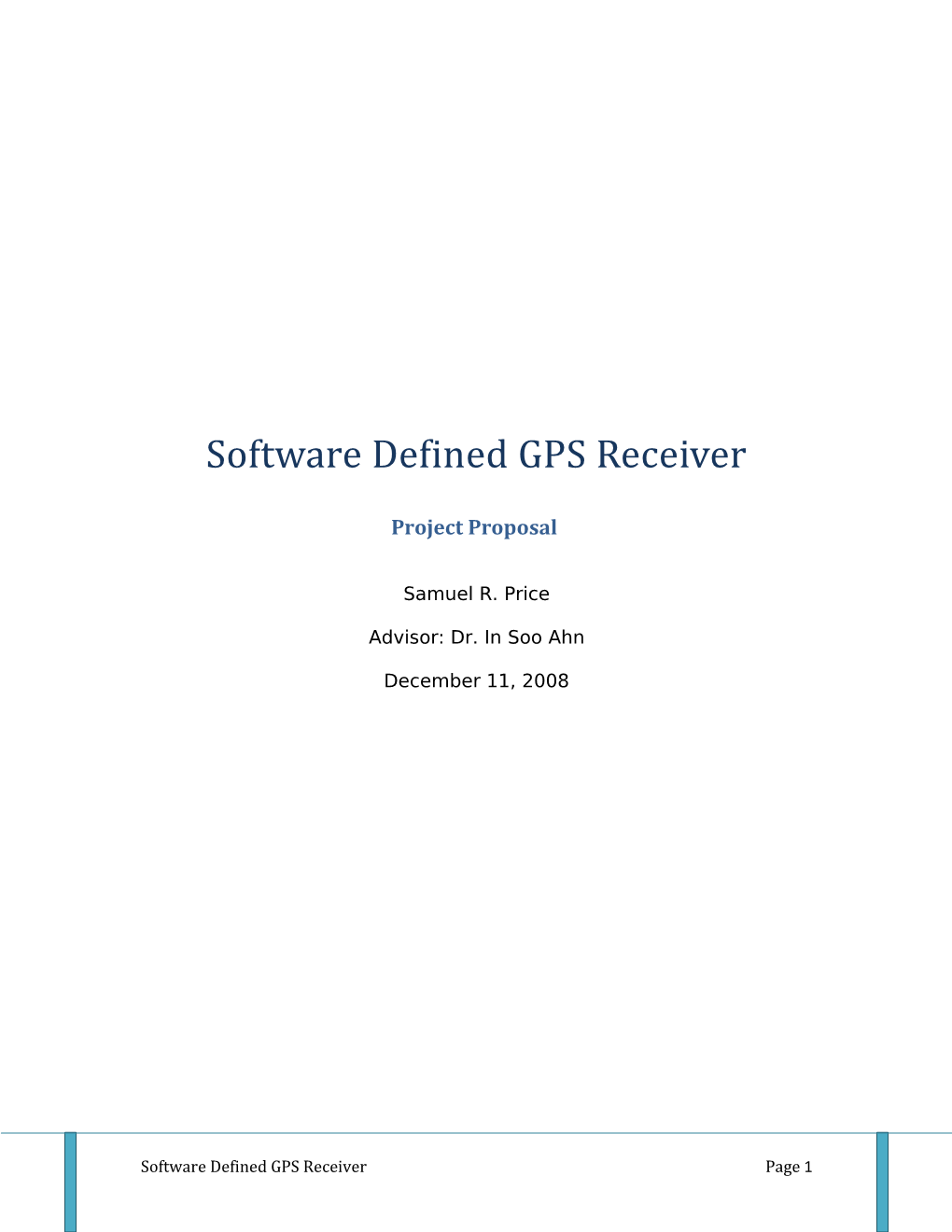 Software Defined GPS