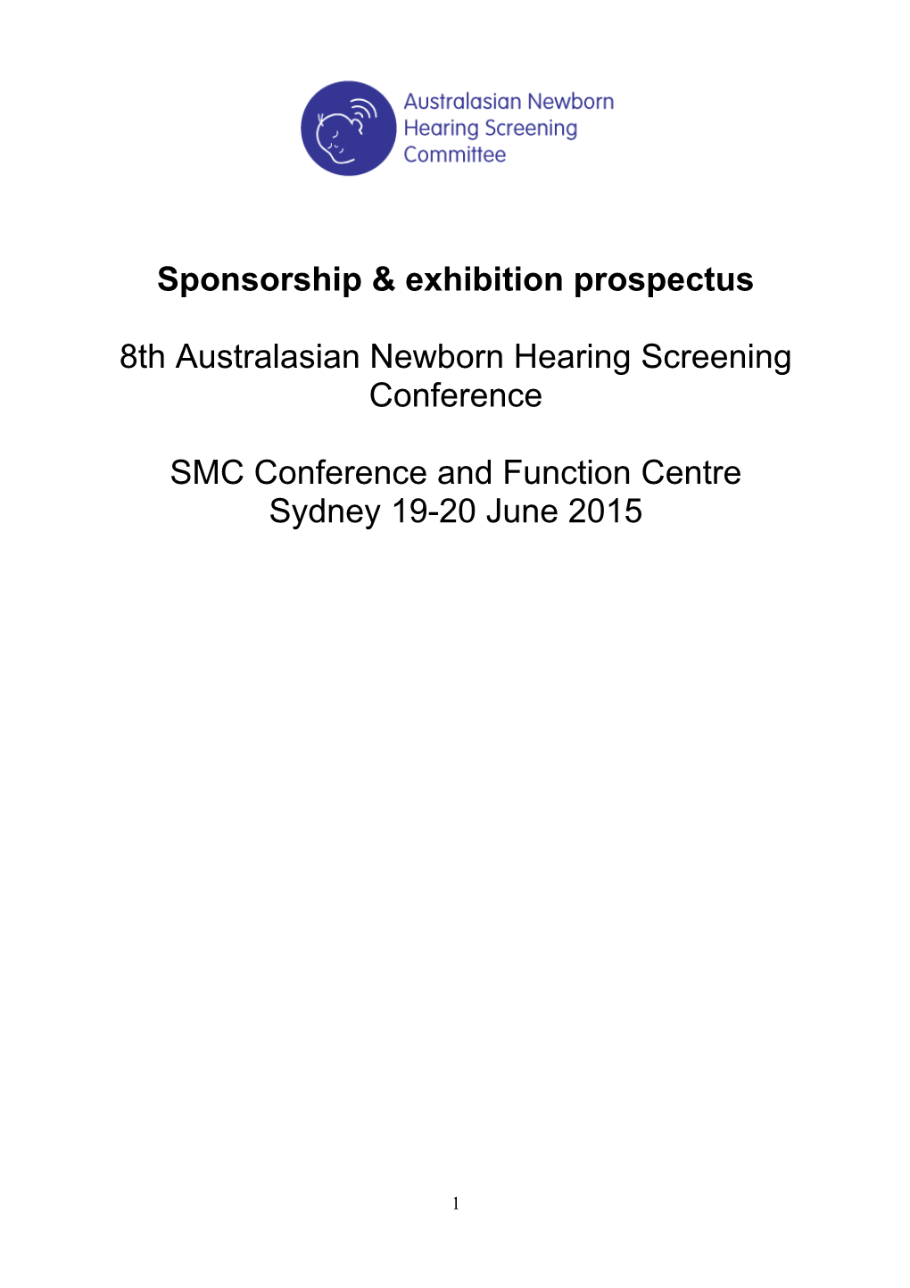 Sponsorship & Exhibition Prospectus