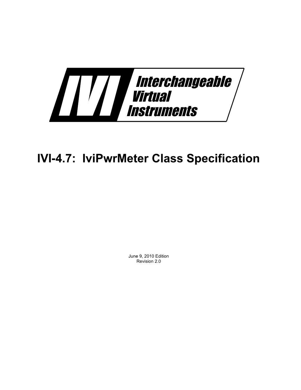 Ivipwrmeter Class Specification