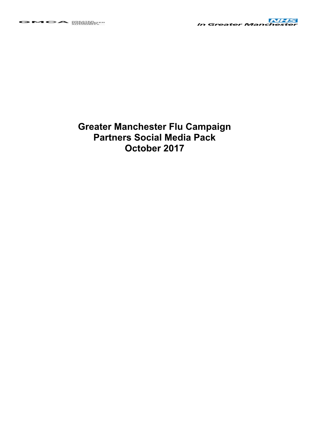 Greater Manchester Flu Campaign