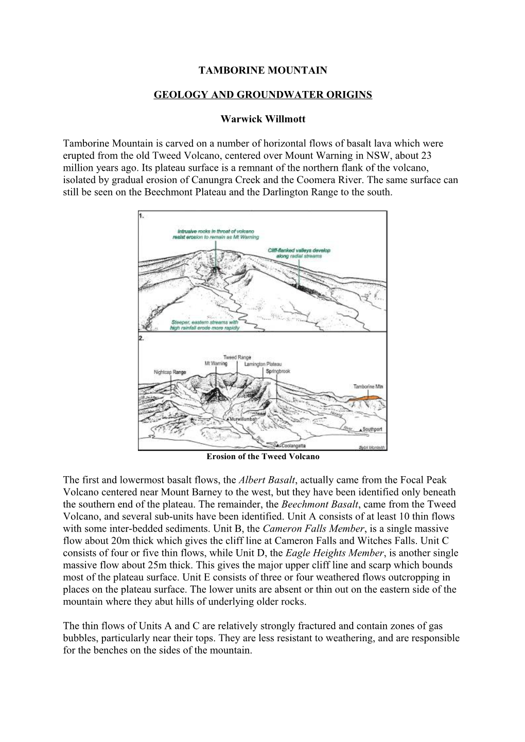 Geology and Groundwater Origins