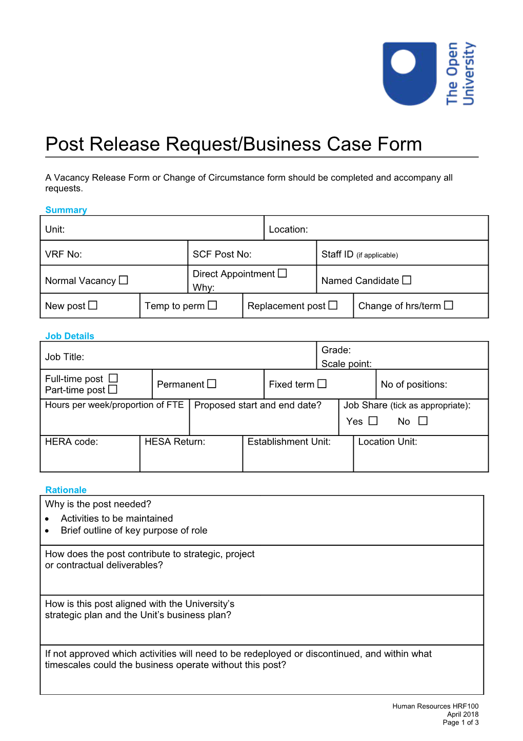 Post-Release-Request-Business-Case-Form-HRF100