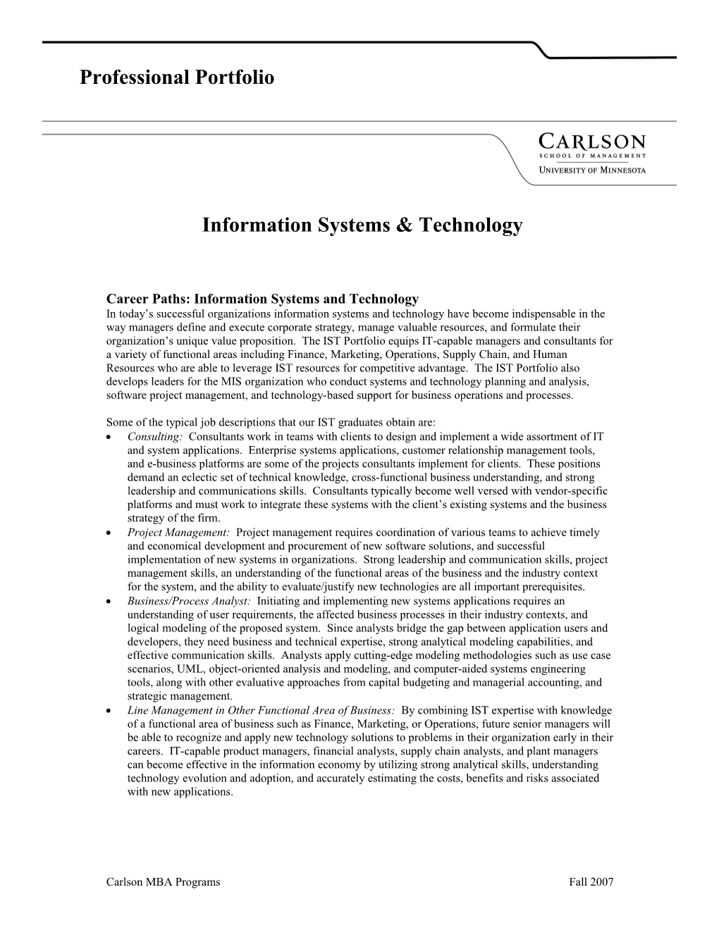 Information Systems & Technology (Word 1 MB)