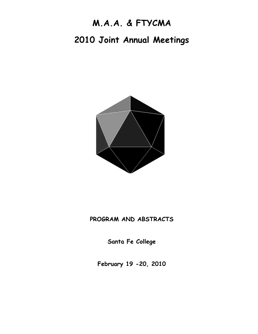 2010 Joint Annual Meetings