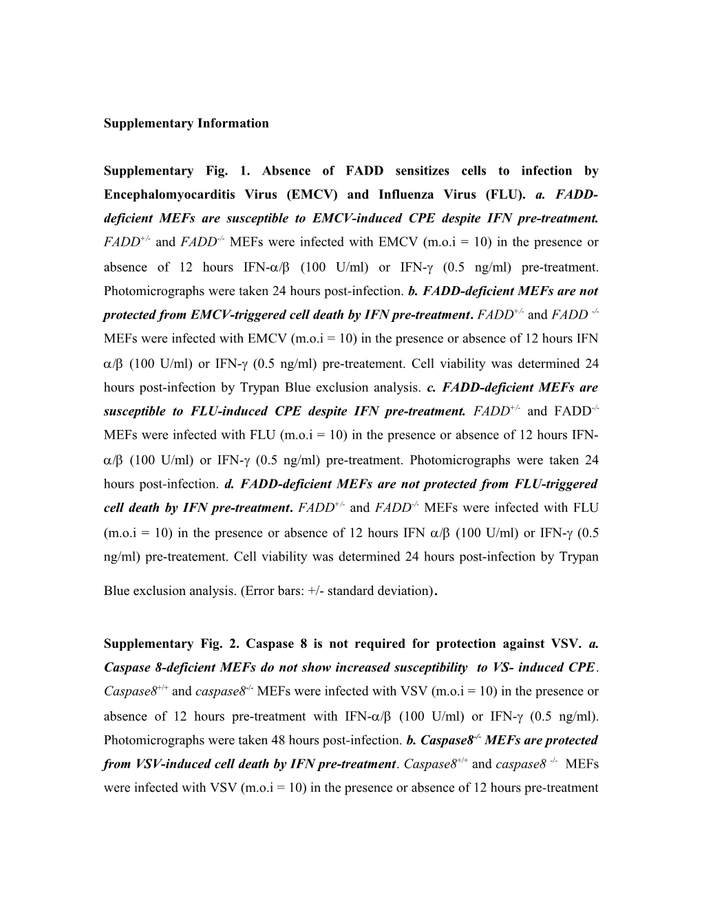 A FADD-Dependent Innate Immune Pathway in Mammalian Cells