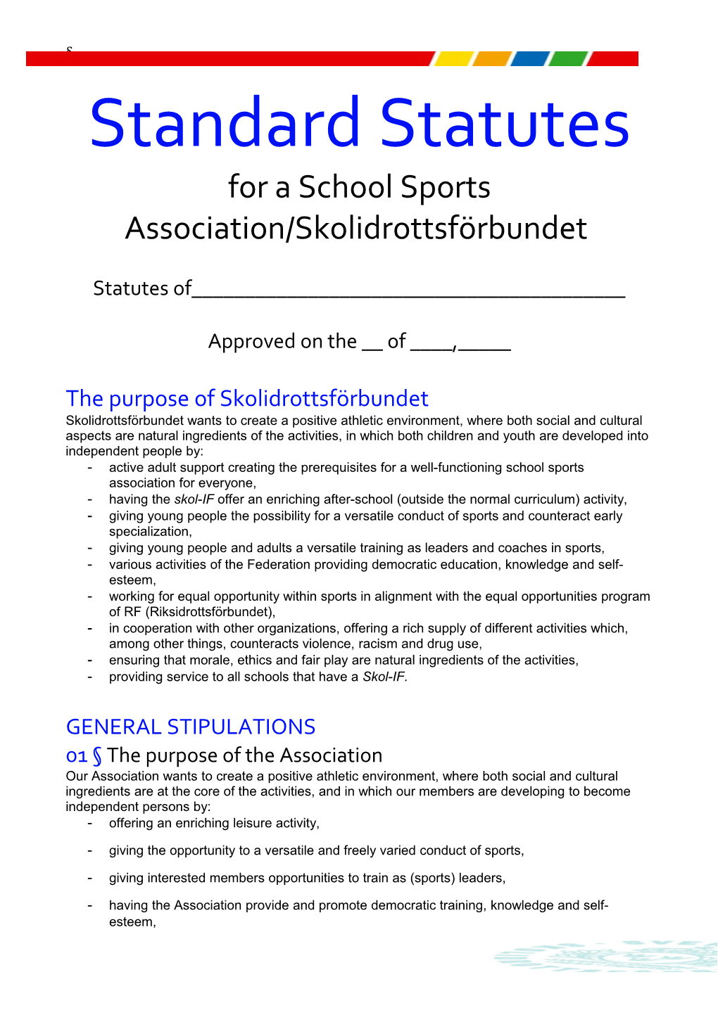 Fora School Sports Association/Skolidrottsförbundet