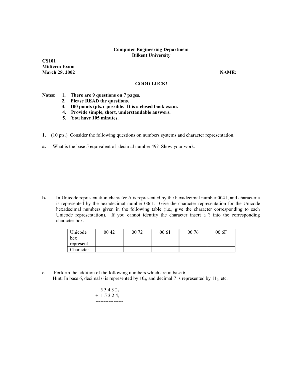 Dept. of Systems Analysis