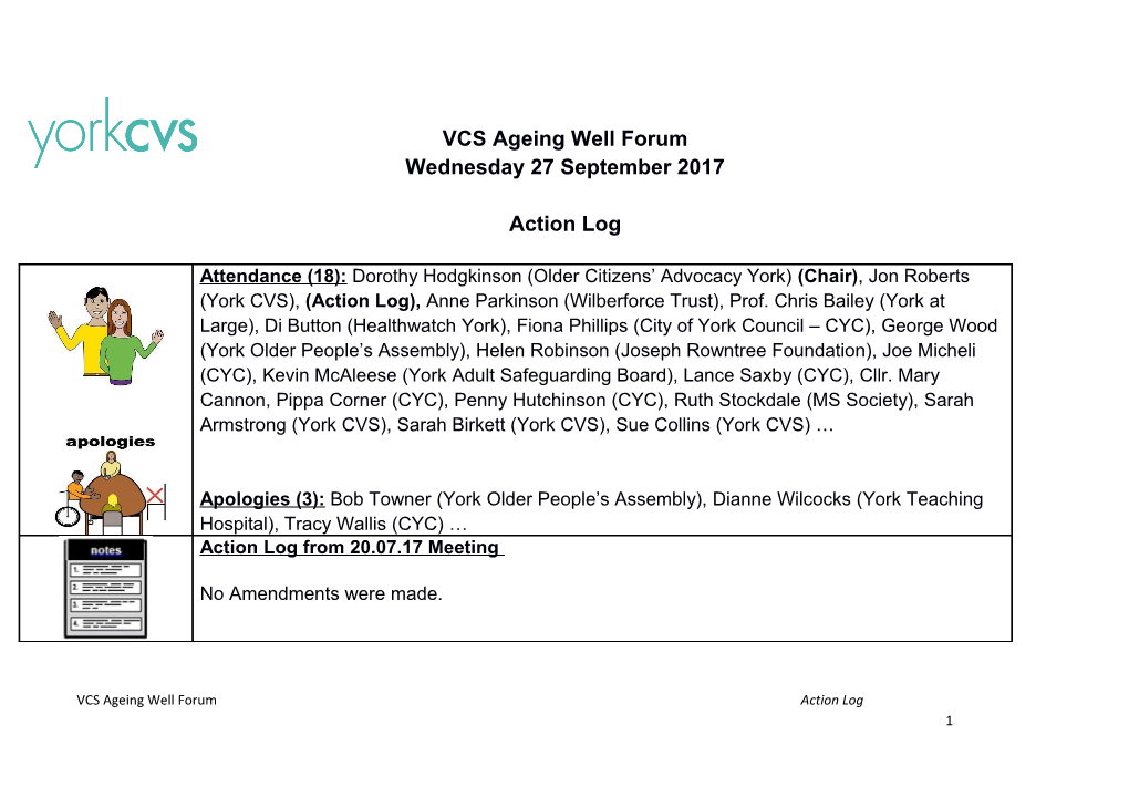 VCS Ageing Well Forum