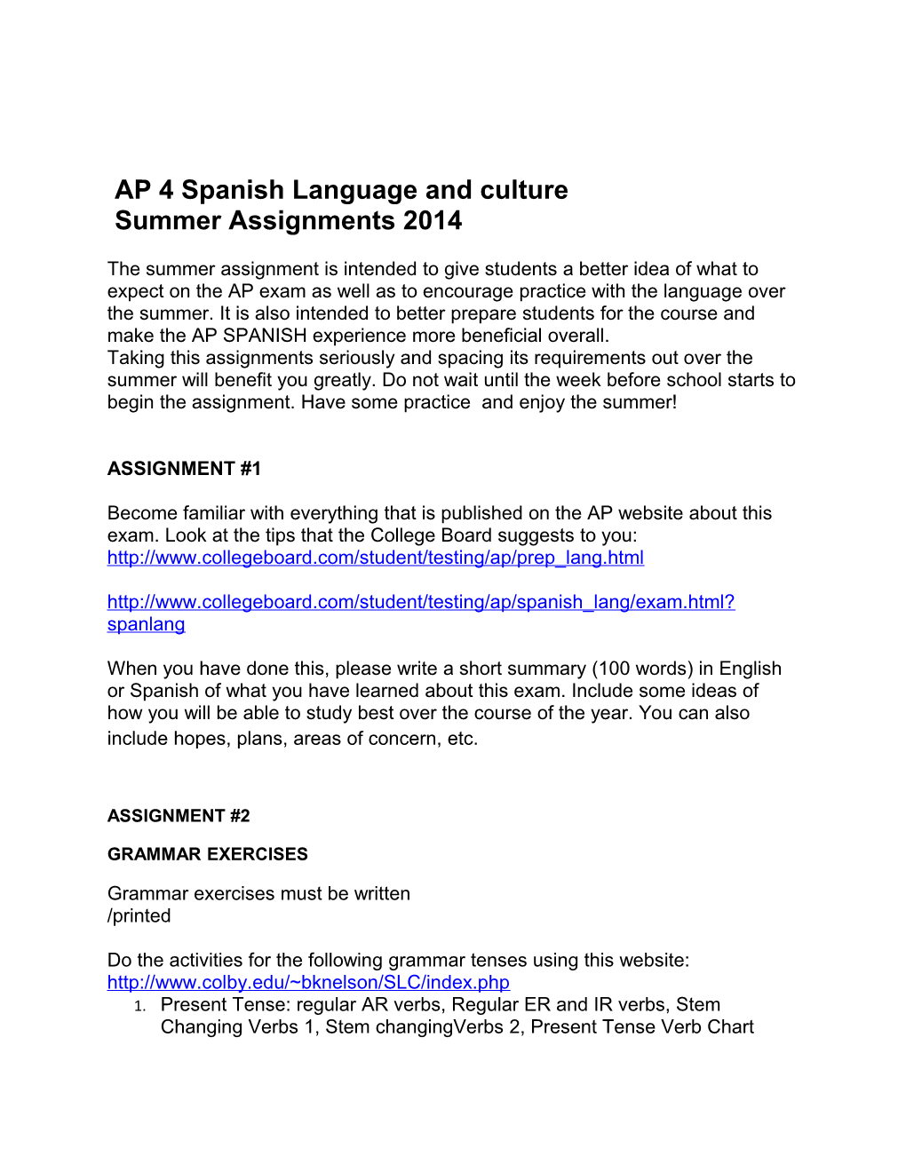 AP 4 Spanish Language and Culture