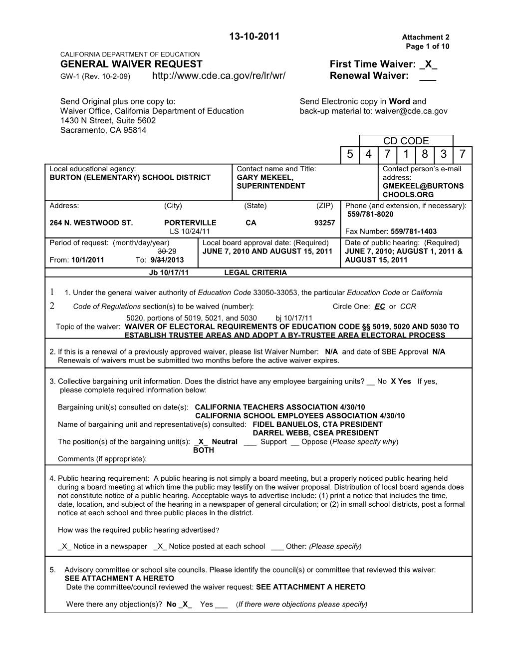 January 2012 Agenda Item W4 Attachment 2 - Meeting Agendas (CA State Board of Education)