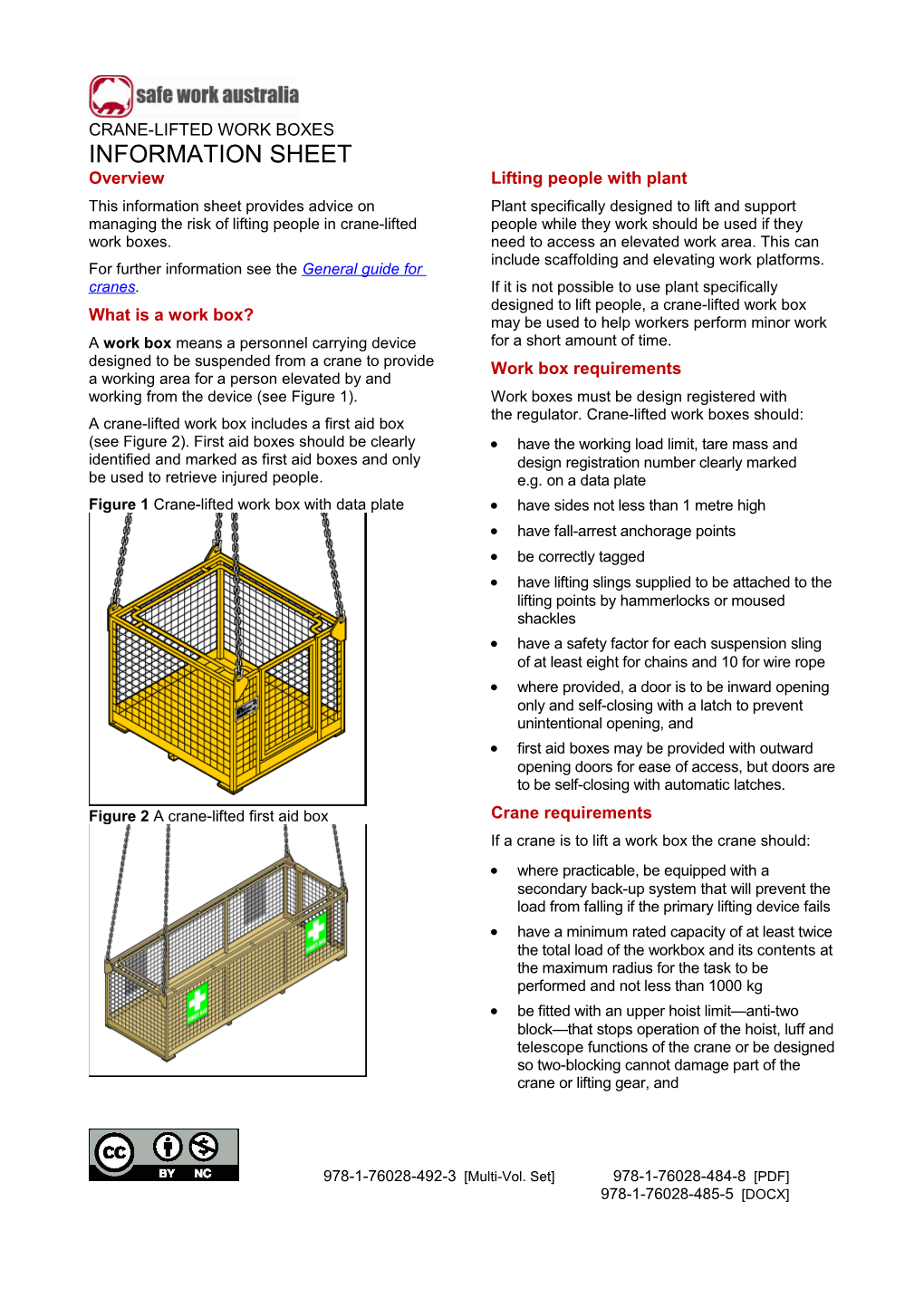 09. Crane-Lifted Work Boxes Information Sheet
