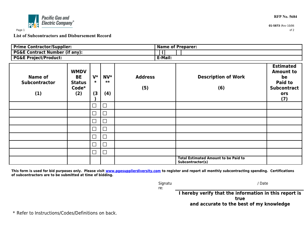 Climatesmart: RFP VI (2010) (00093049-2)