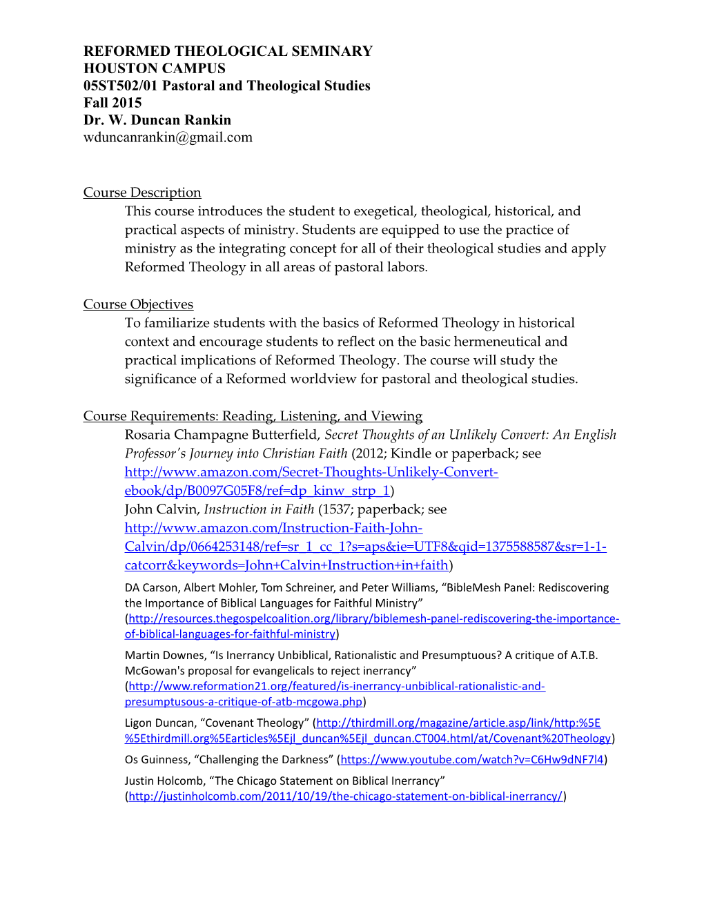 05ST502/01 Pastoral and Theological Studies