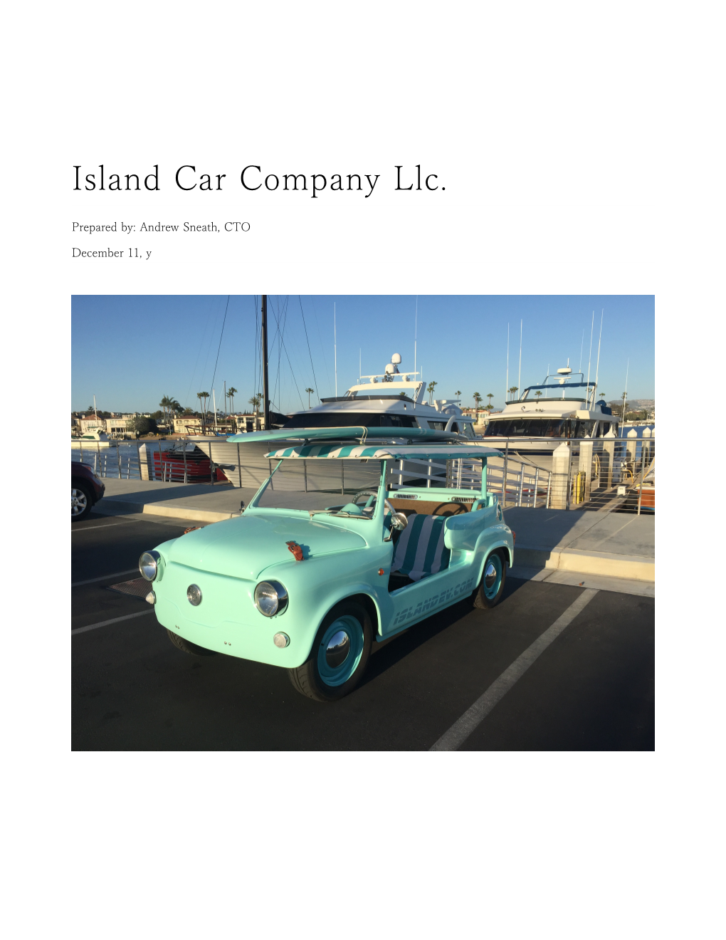 Island Car Company Llc