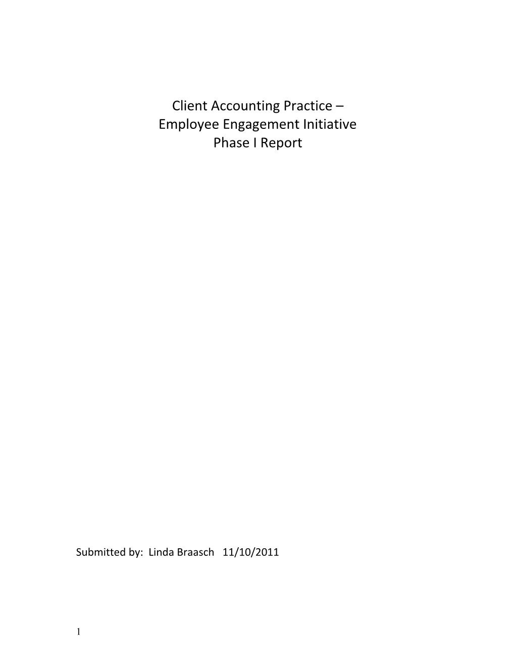 Client Accounting Practice