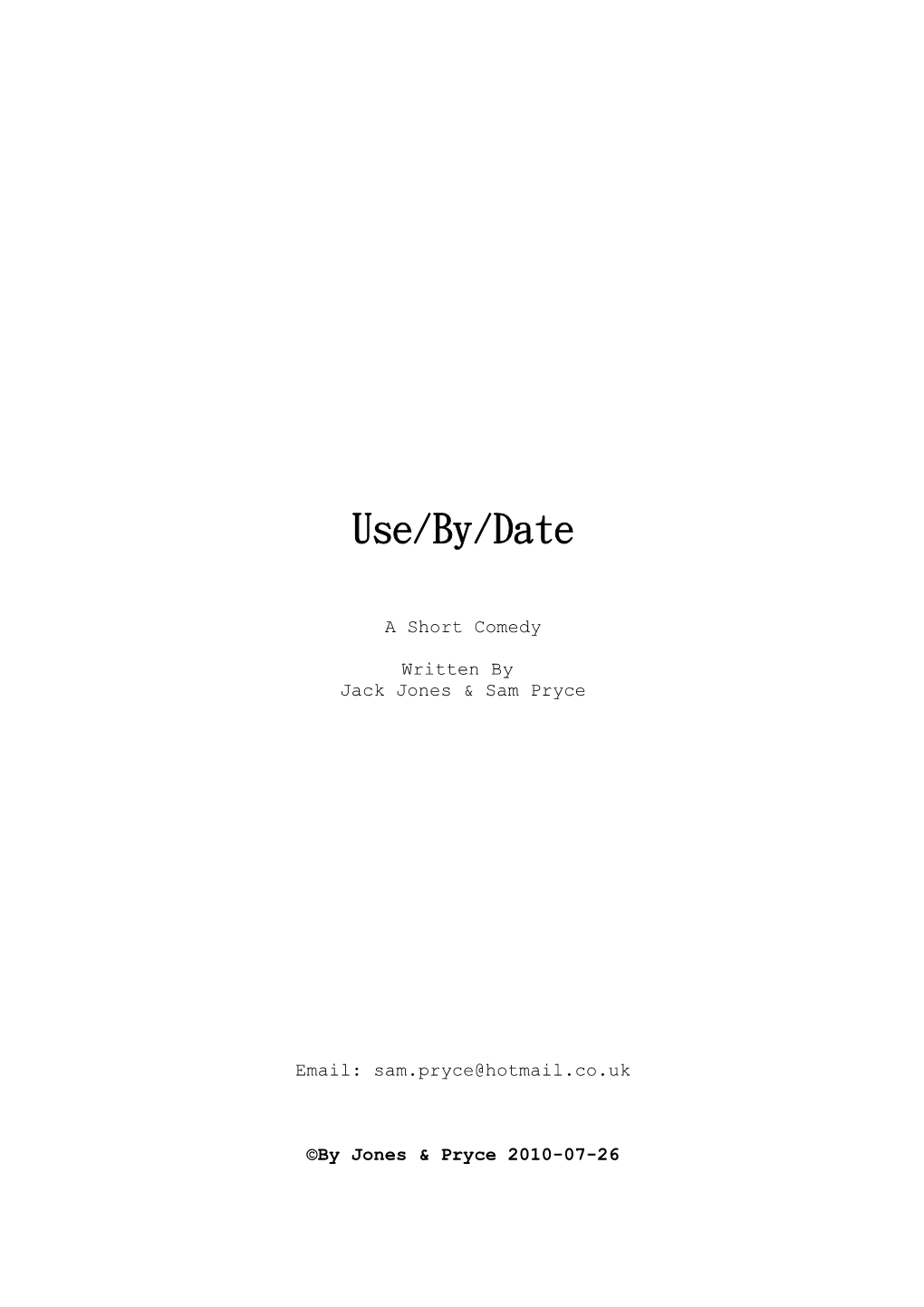 Use/By/Date