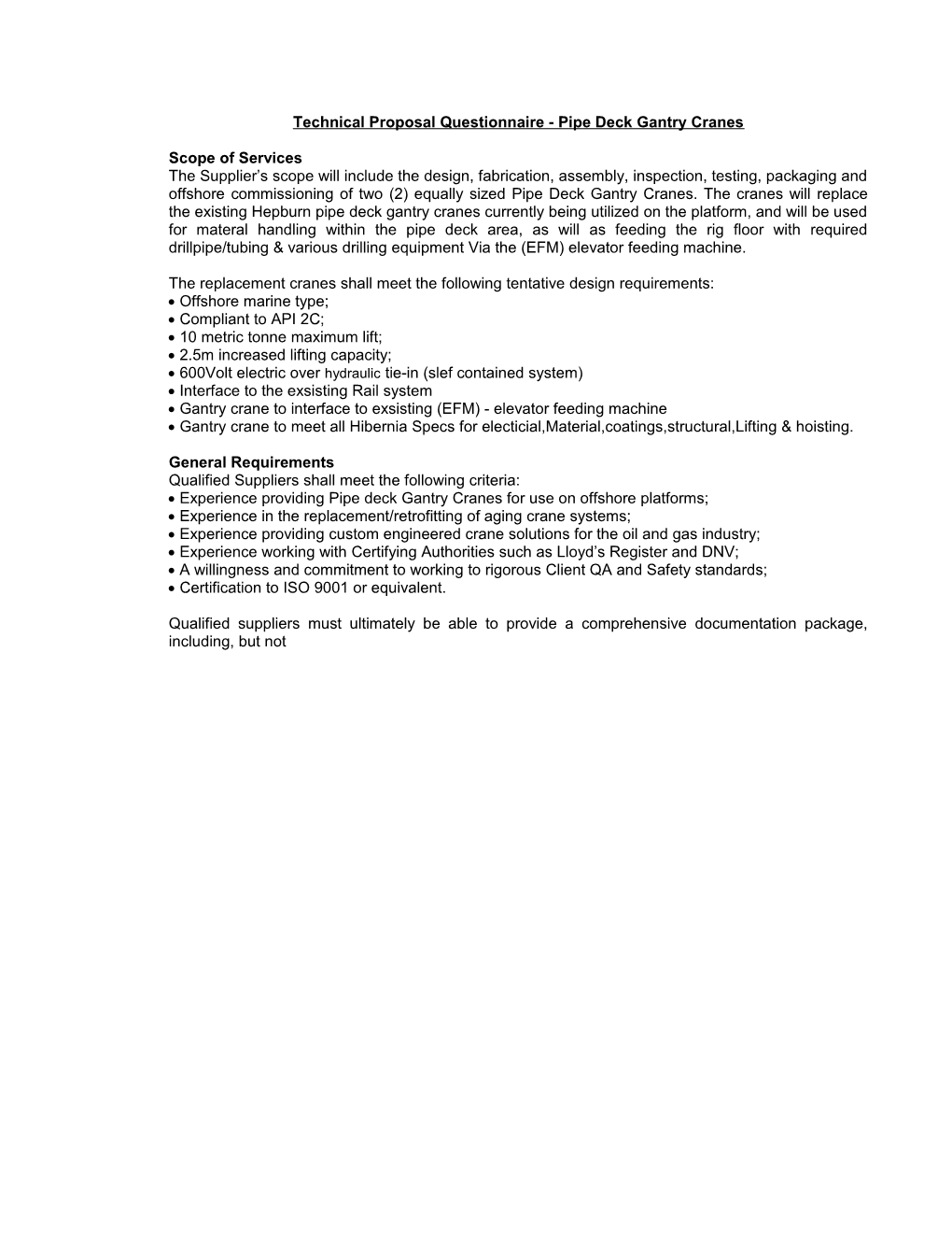 Pleasdraft Angola DD-MWD-LWD Technical Bid Submission Requirements 6-5-12