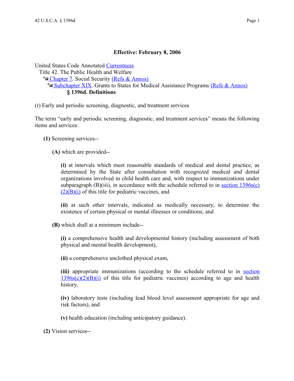 United States Code Annotated Currentness