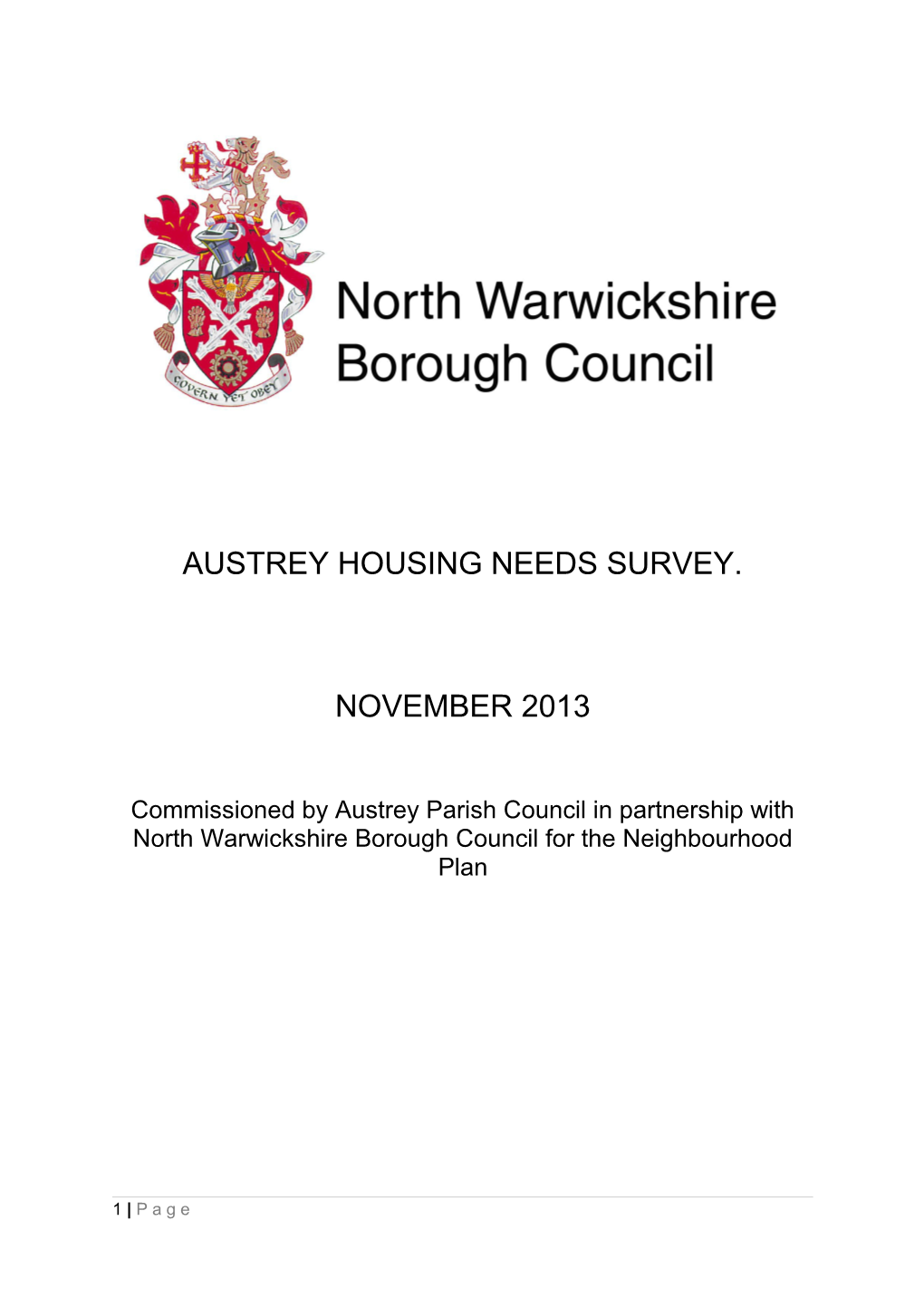 Austrey Housing Needs Survey