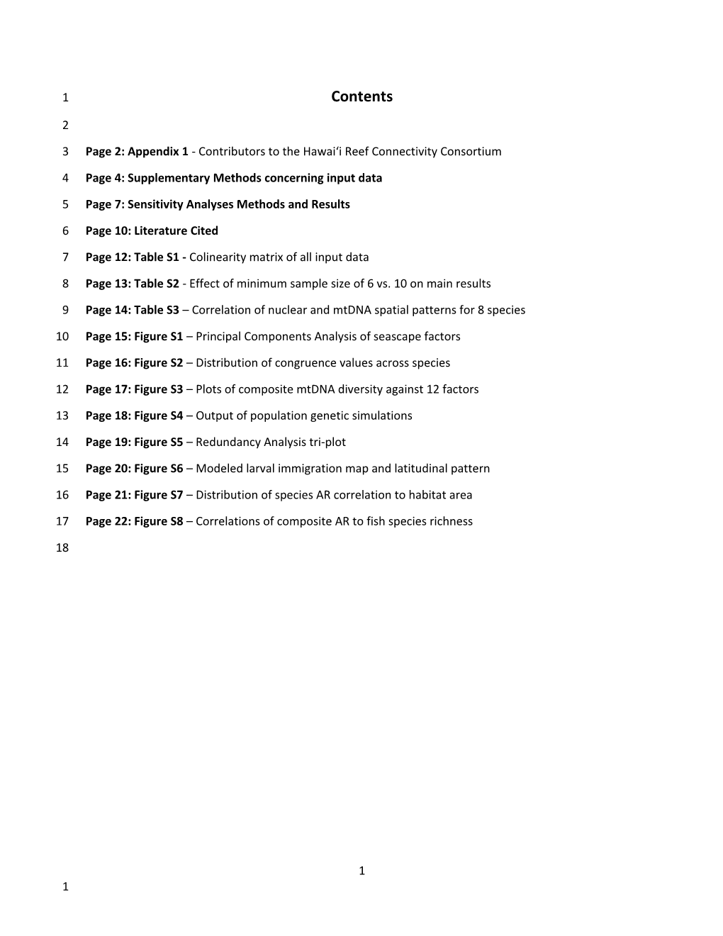 Page 4: Supplementary Methods Concerning Input Data