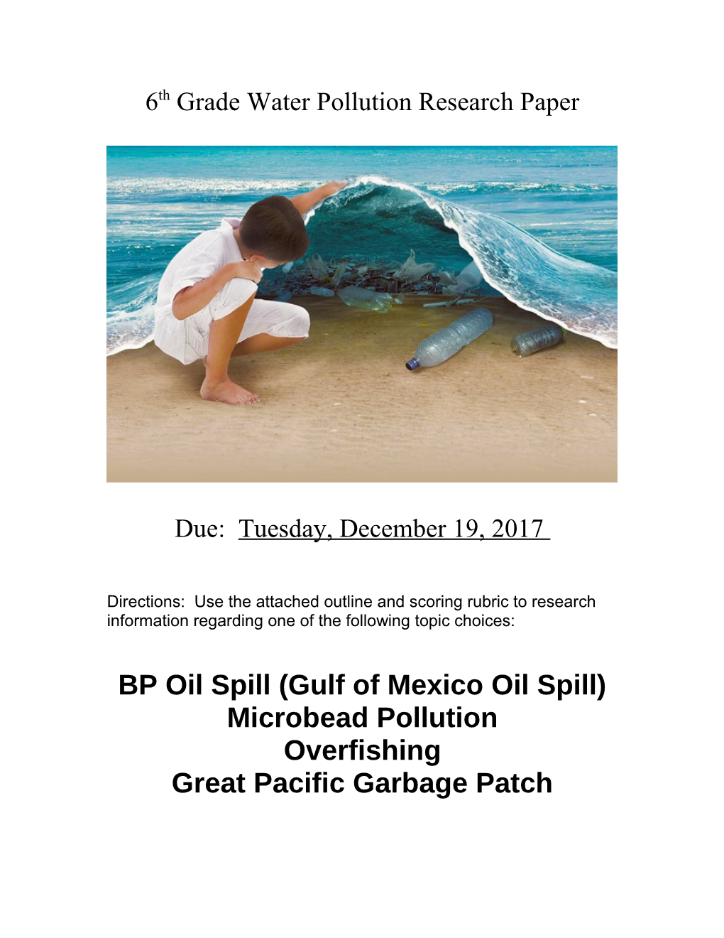 BP Oil Spill (Gulf of Mexico Oil Spill)