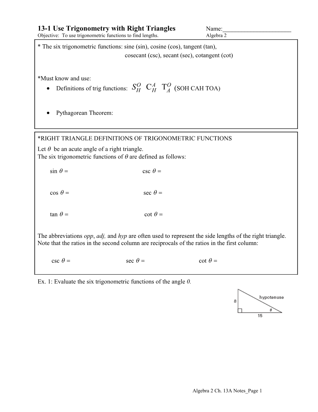 12-1 Define and Use Sequences and Series