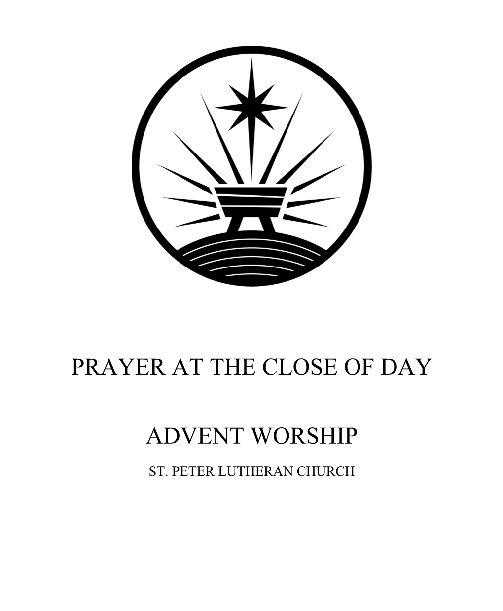 Prayer at the Close of Day