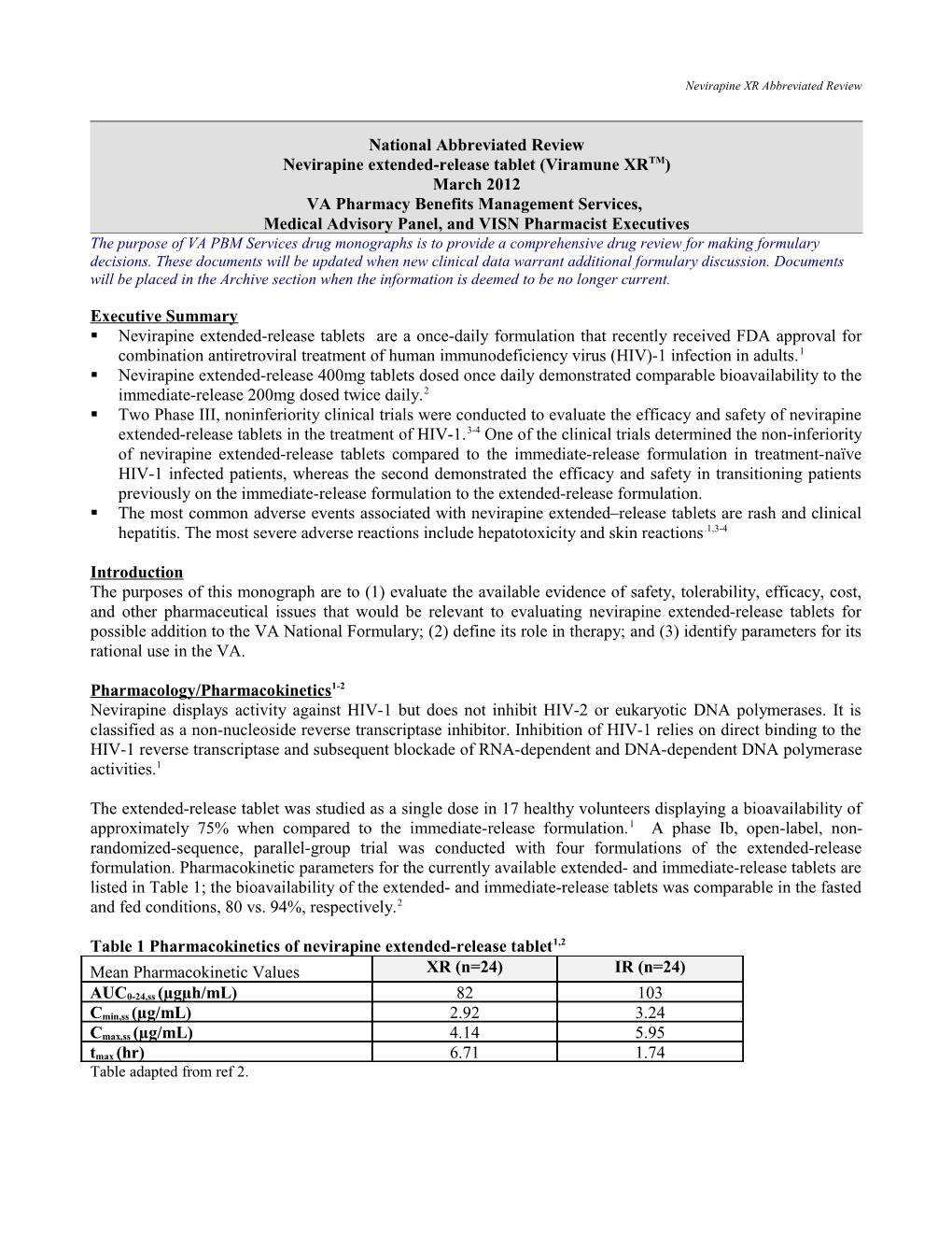 PBM Drug Monograph Template