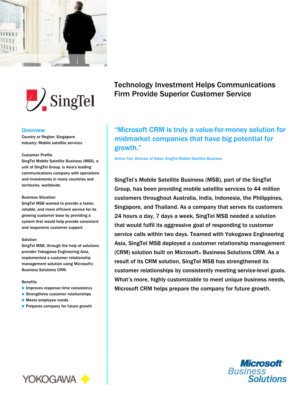 Technology Investment Helps Communications Firm Provide Superior Customer Service