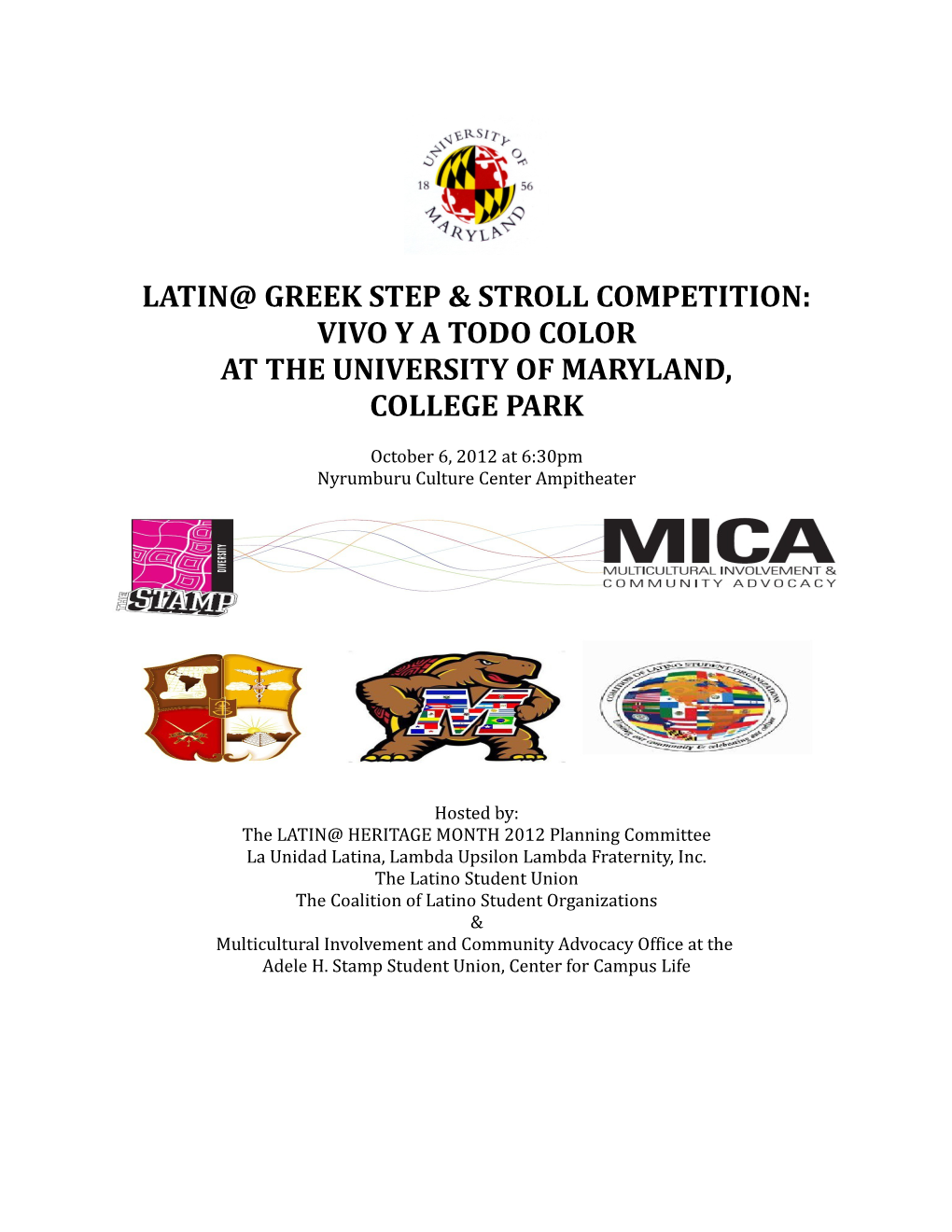 Latin Greek Step & Stroll Competition