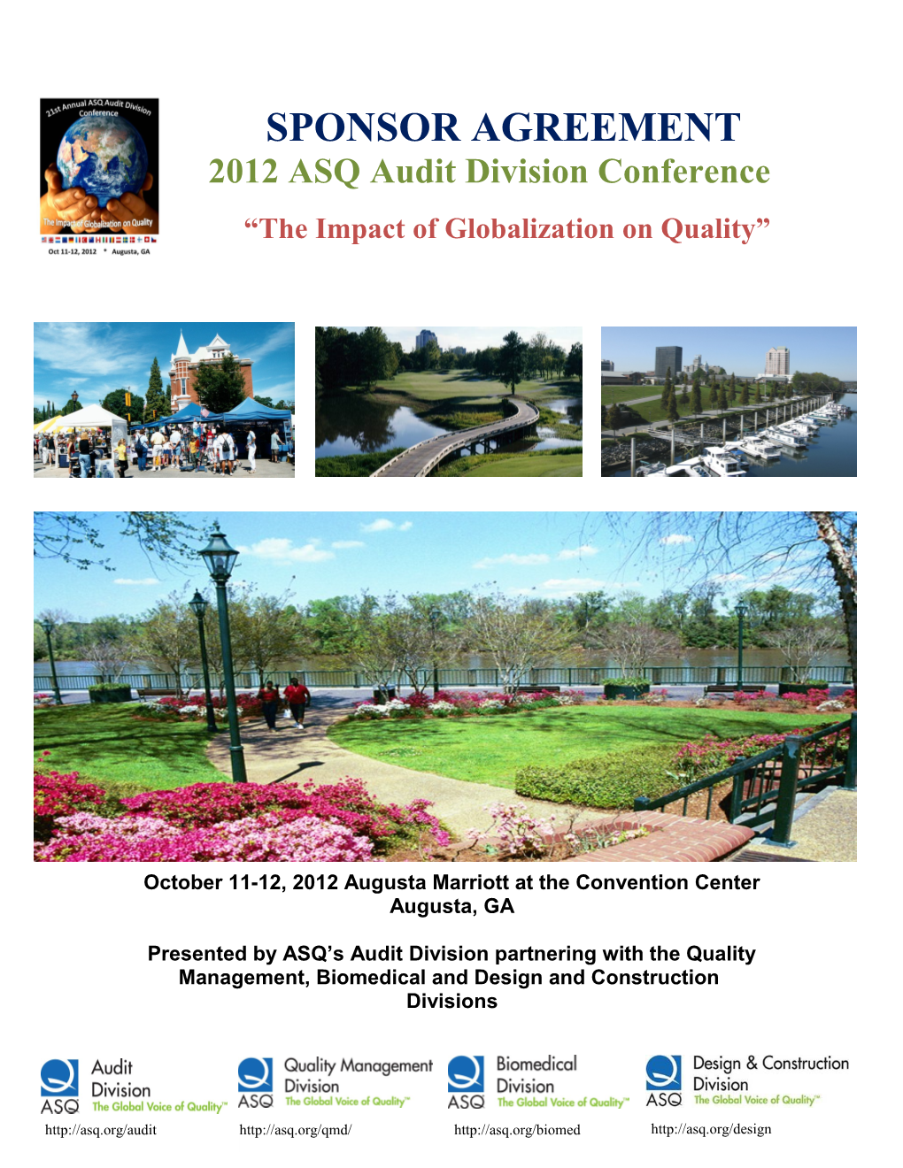 2012 ASQ Audit Division Conference