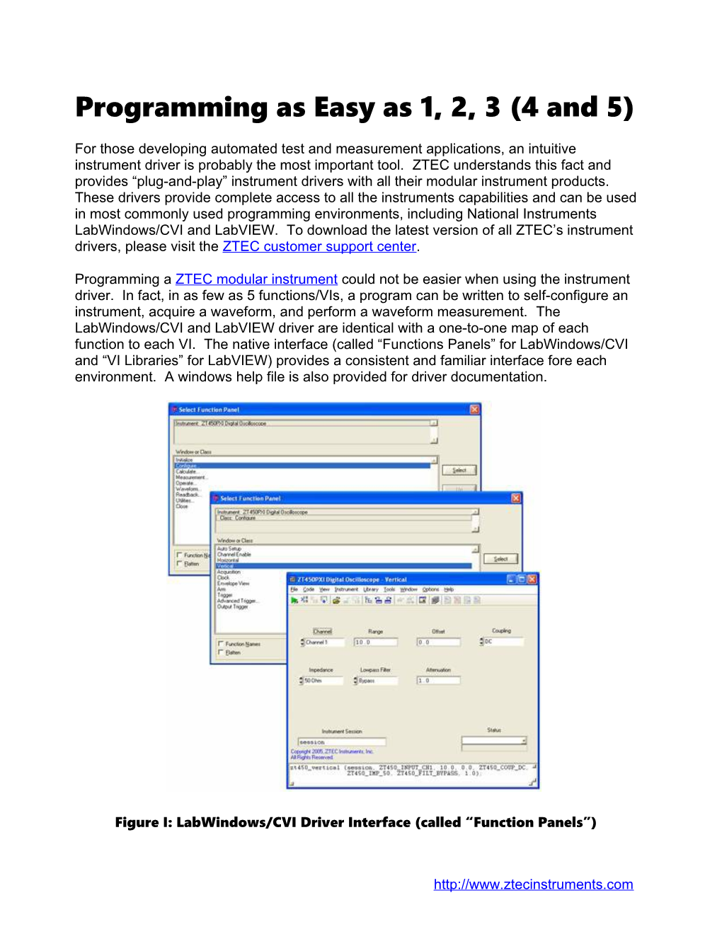 Programming As Easy As 1, 2, 3 (4 and 5)