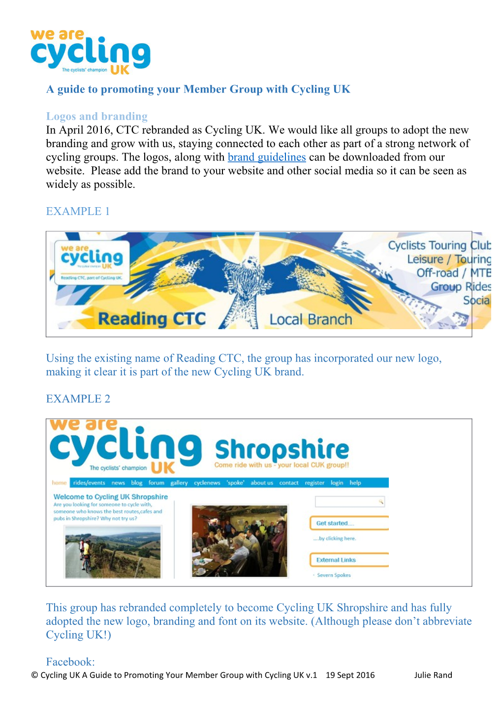 A Guide to Promoting Your Member Group with Cycling UK