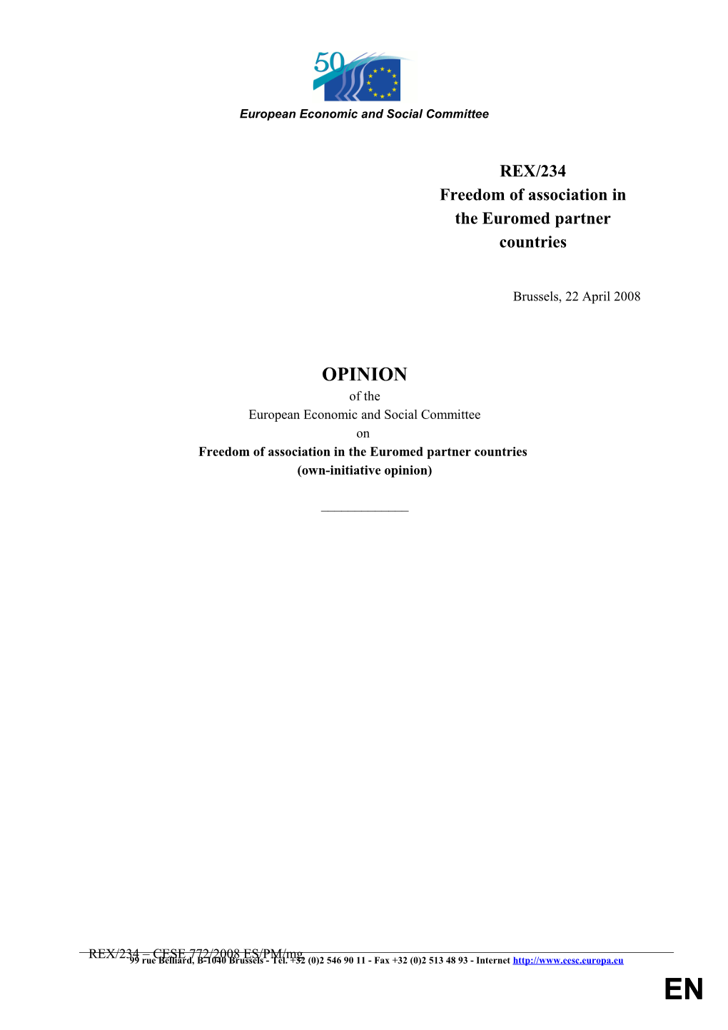 Committee Opinion CES772-2008 AC EN
