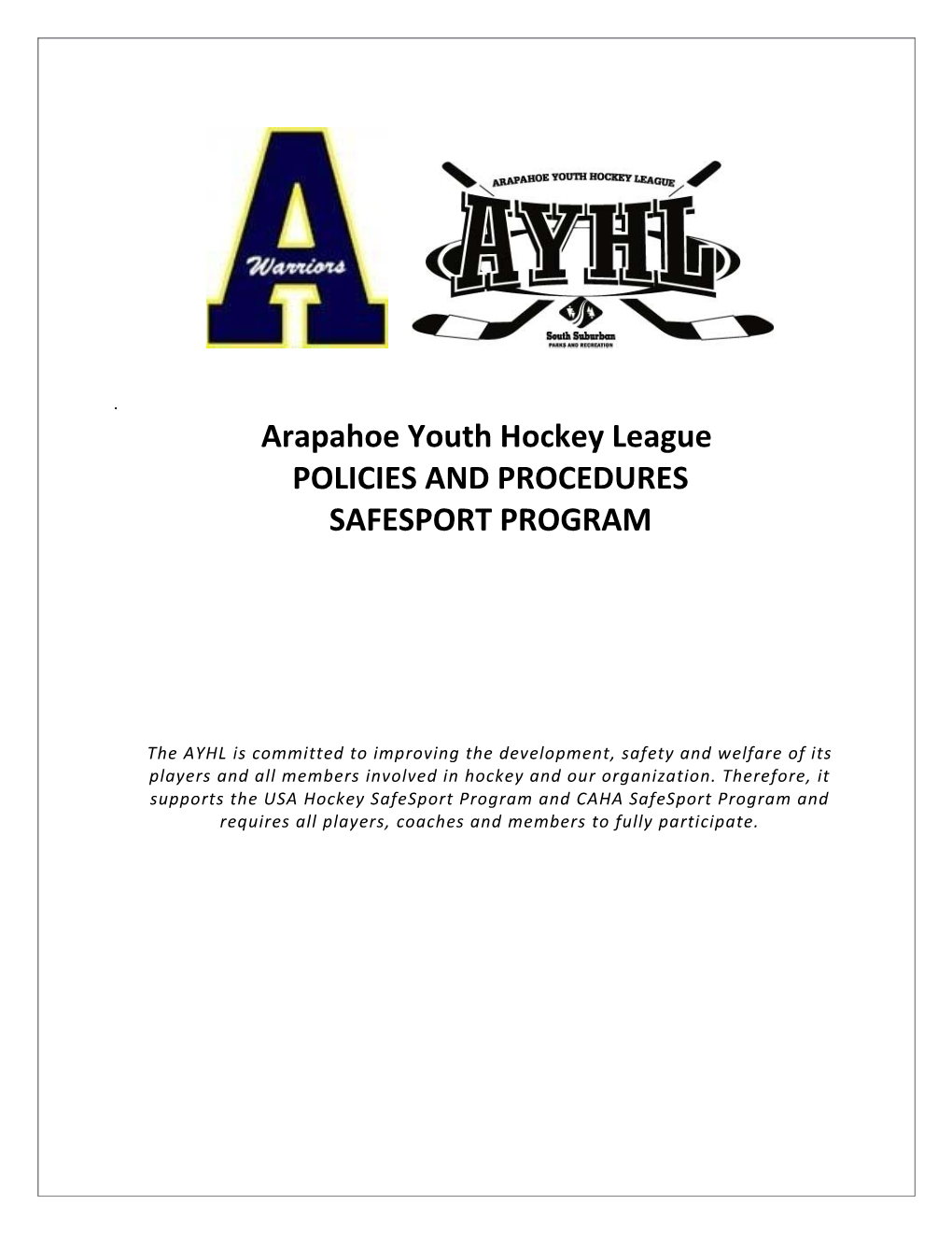 Arapahoe Youth Hockey League