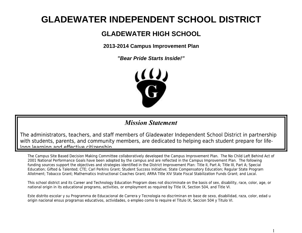 Gladewater Independent School District