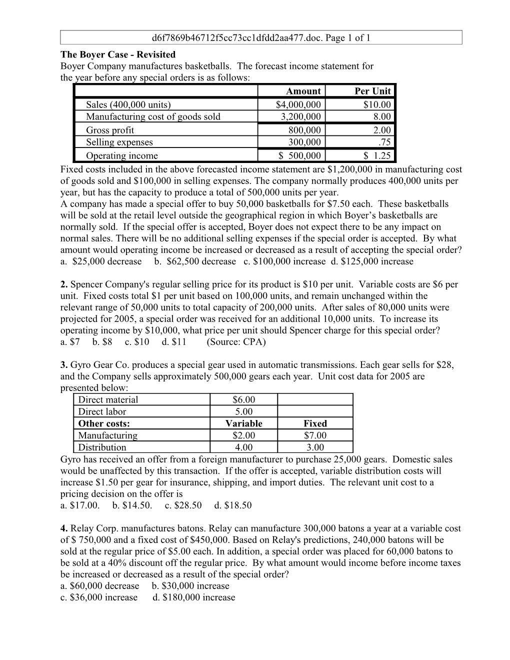 11- Pricing Basis- Marginal Cost Or Not