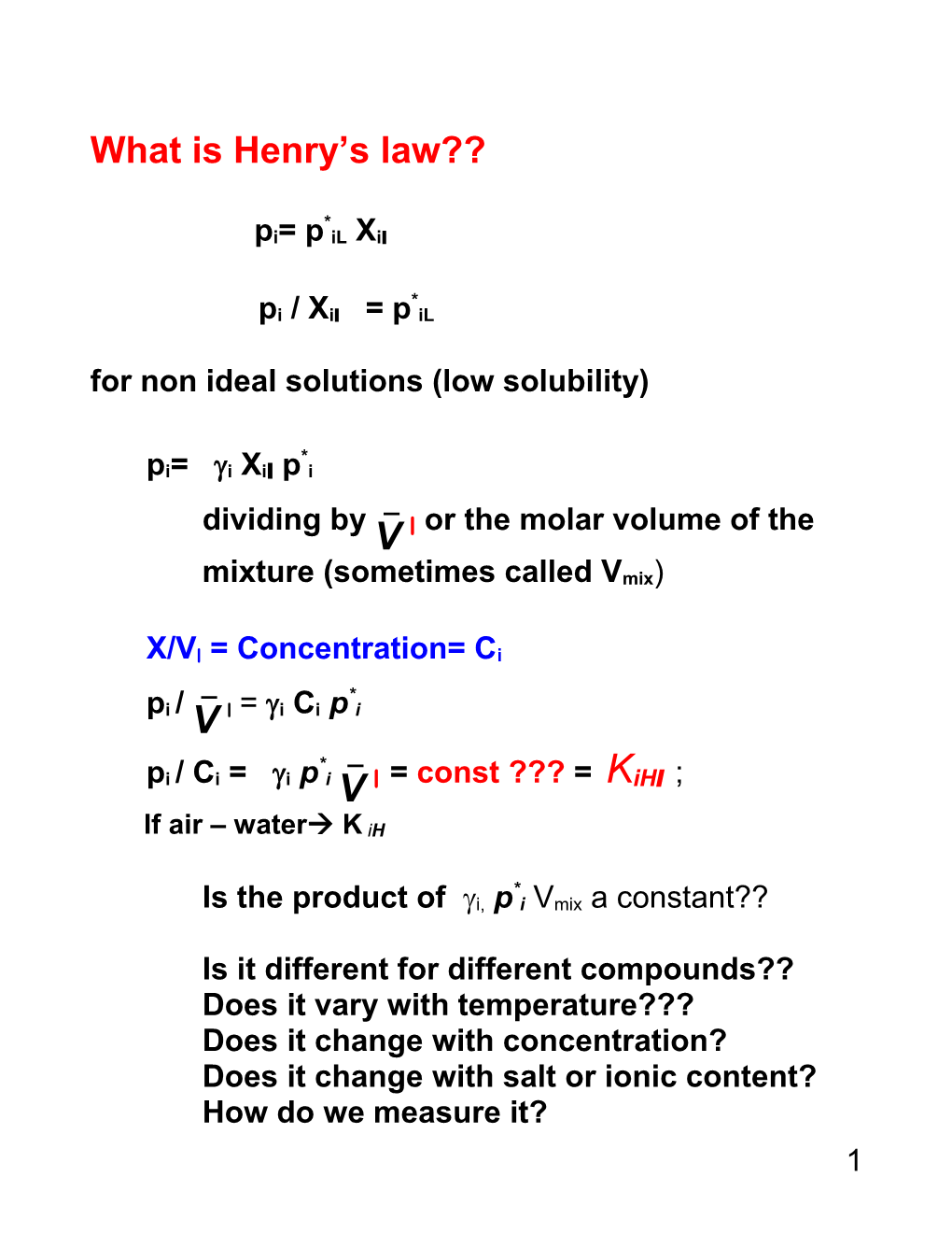 Chapter 6 Henry S Law