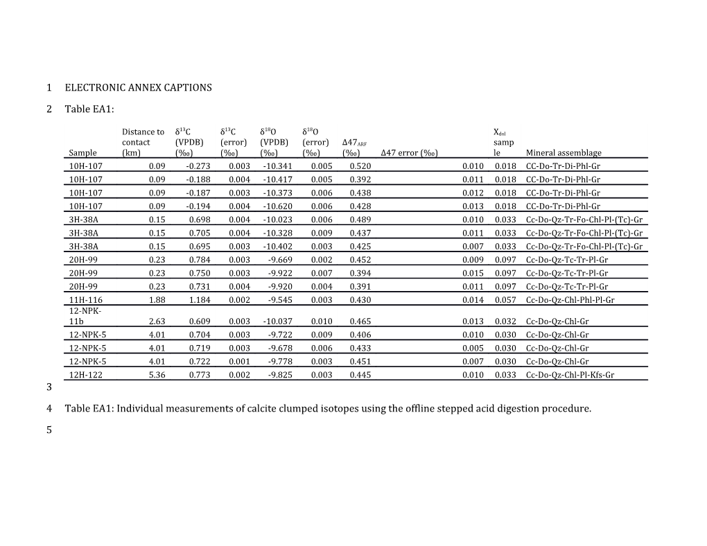 Electronic Annex Captions