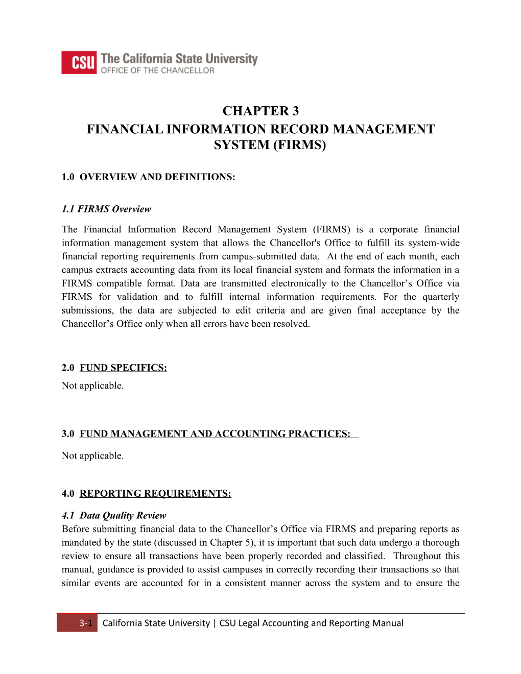 Financial Information Record Management System (Firms)